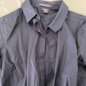 Grey Eddie Bauer women's Dress Shirt